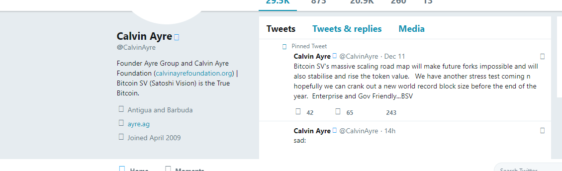 Webarchive/Calvin Ayre