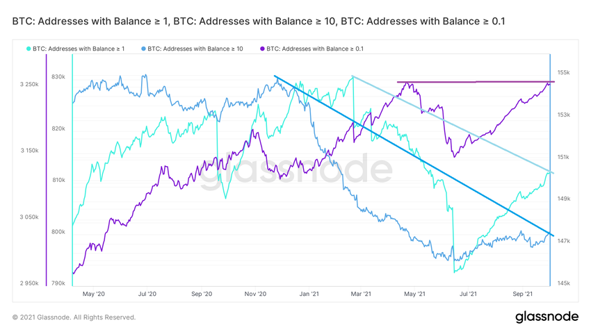 Liczba adresów Bitcoina