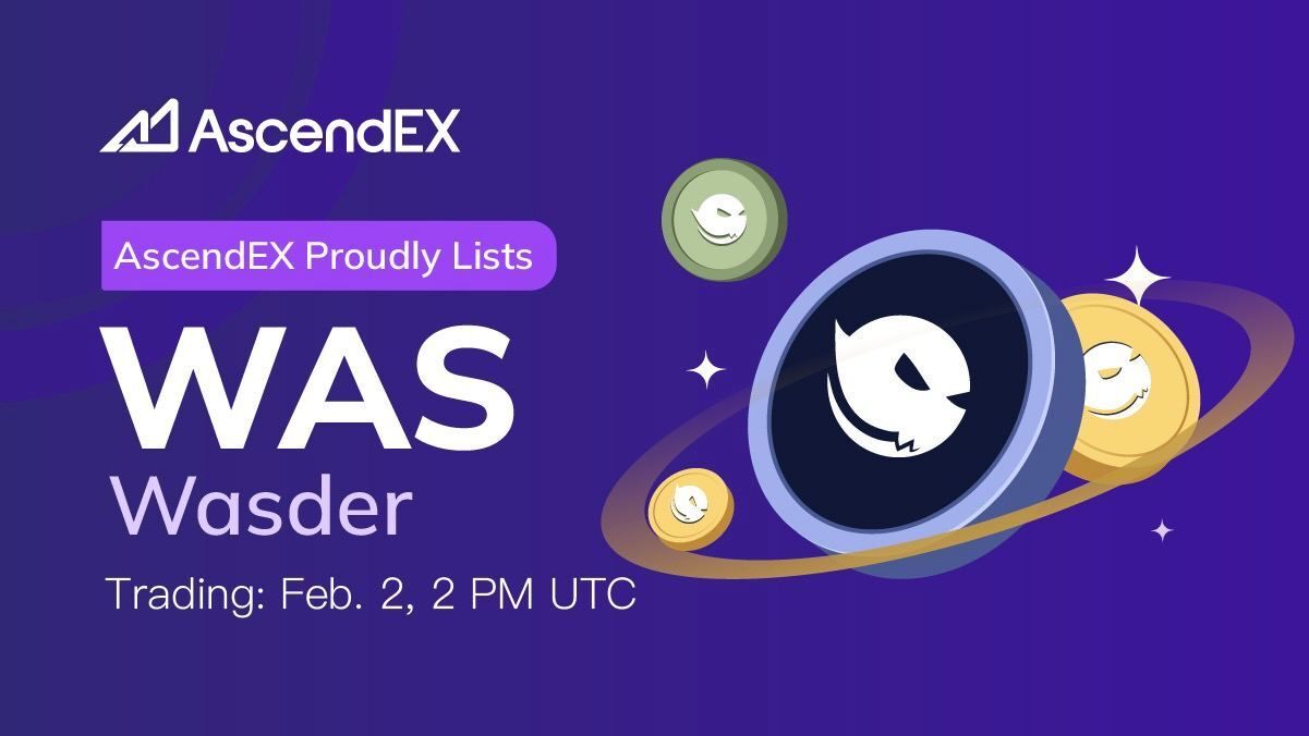 AscendEX Lists Wasder, A Leading Gaming Social Community