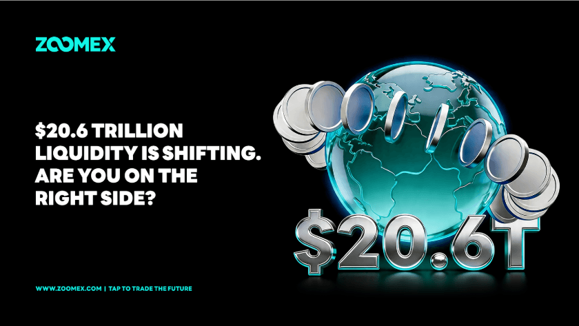 20.6兆ドルの流動性シフト：Zoomexが2026年に暗号資産デリバティブの風景を一新する理由