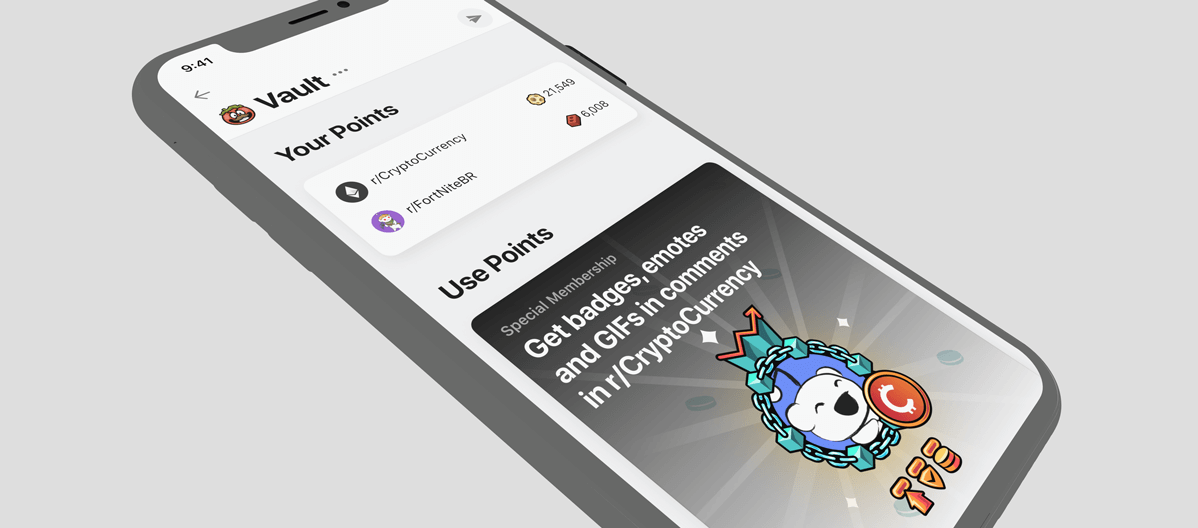 Reddit vault to store Reddit MOONs