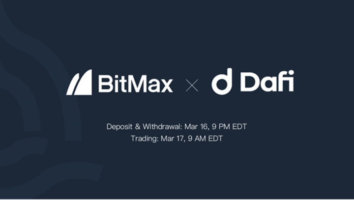 DAFI to List DAFI Token With BitMax
