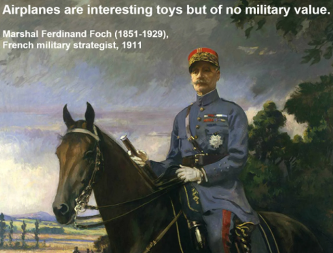 Foch Zitat Flugzeuge