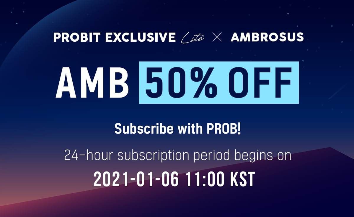 ProBit Exchange Sets the Stage for its First Exclusive of the Year Featuring End-to-end IoT Solution Ambrosus