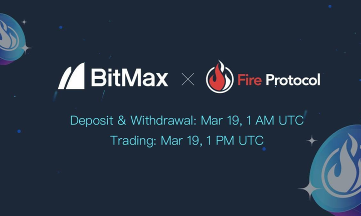 Fire Protocol to List FIRE on BitMax