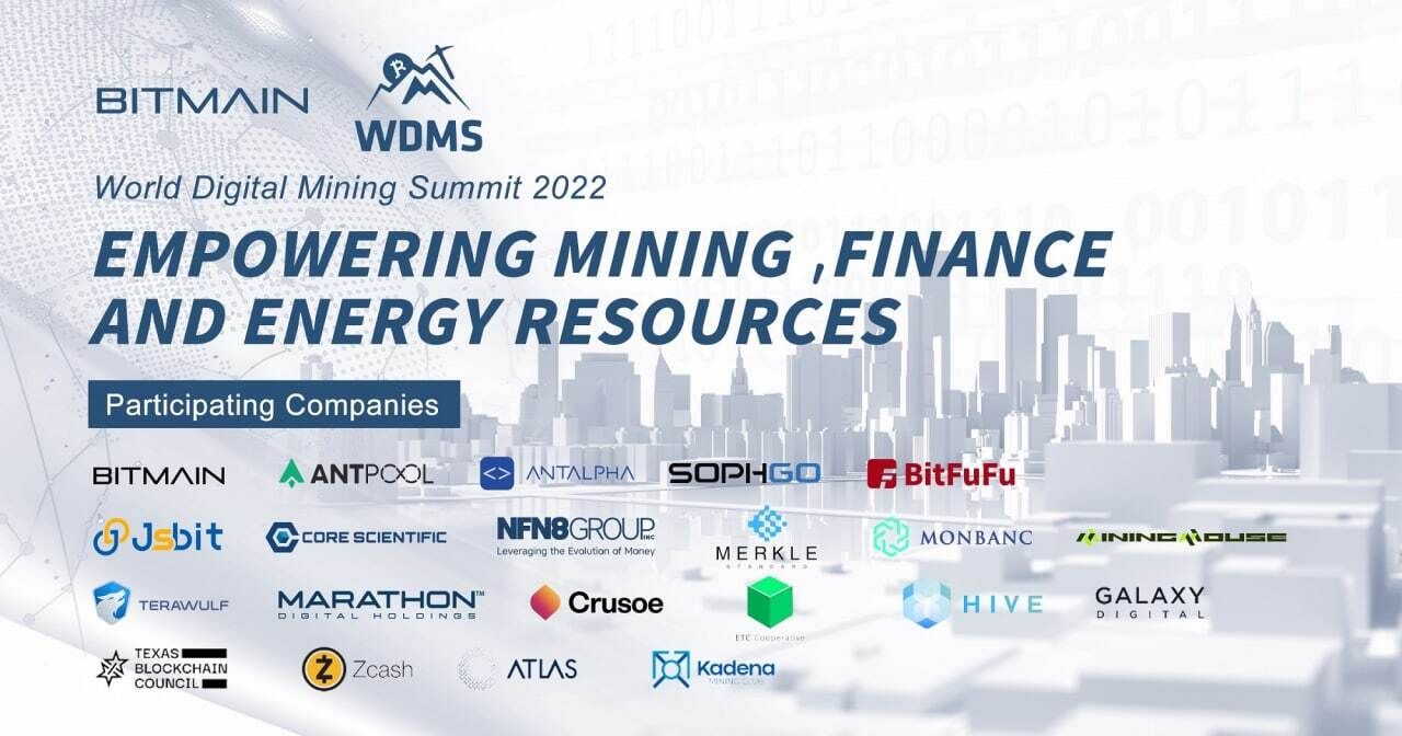 BITMAIN to Host World Digital Mining Summit 2022 in Miami on July 26