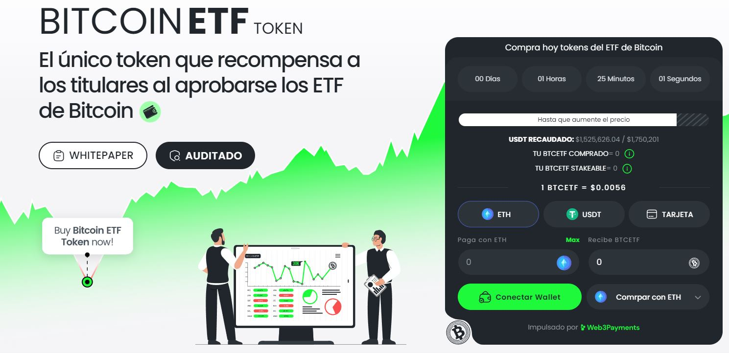 Todo lo que debes saber sobre Bitcoin ETF Token, la criptomoneda que atrae a los inversores