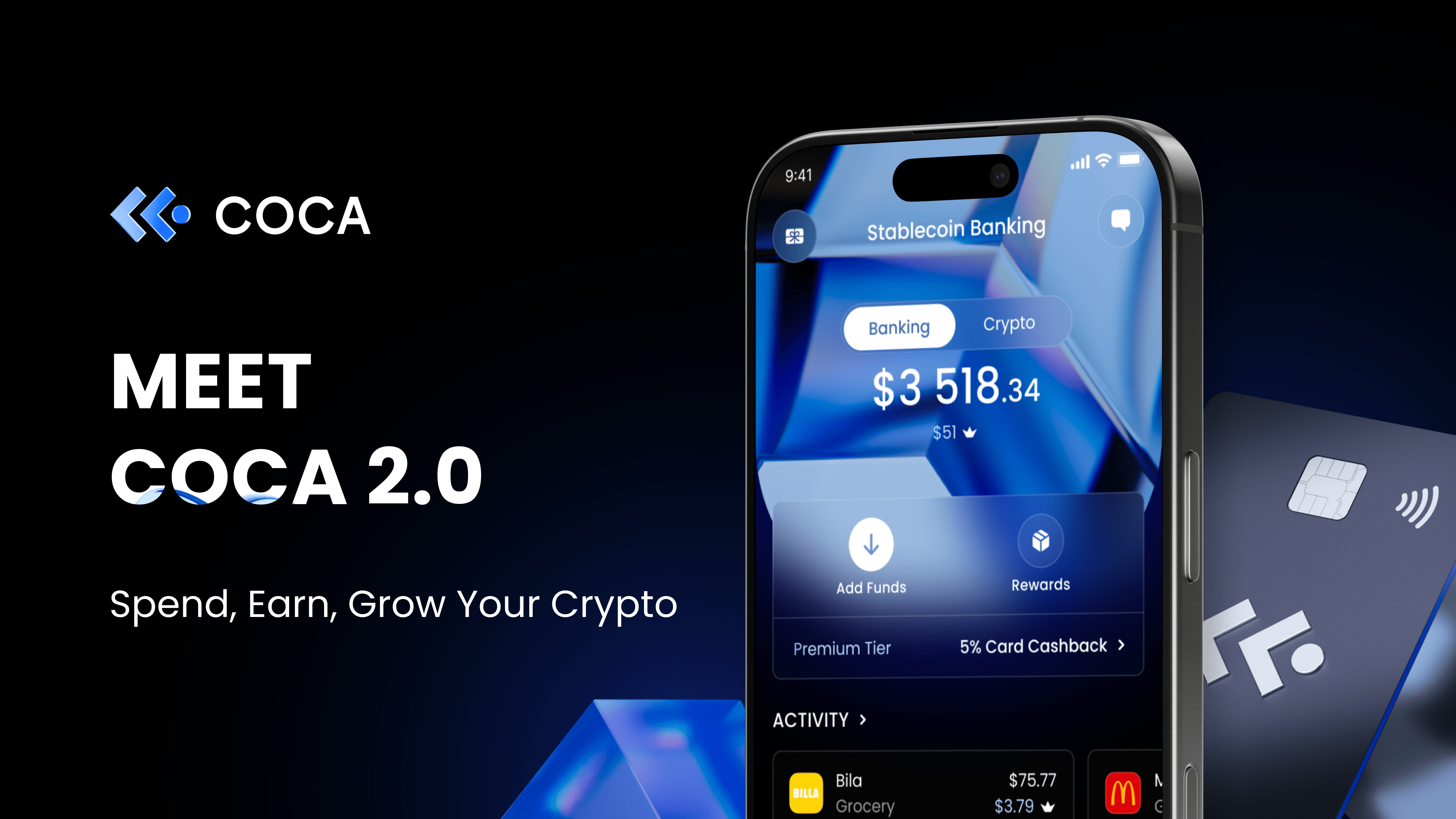 Déploiement de COCA 2.0 : une application bancaire auto-dépositaire alimentée par les stablecoins