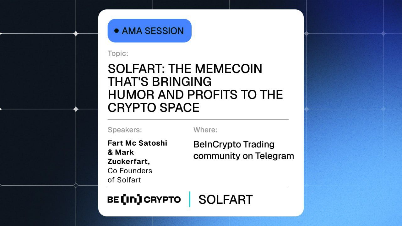 Solfart x BeInCrypto AMA Session: Solfart Token Presales Top 1 Billion SOLF – A New Memecoin Bridging SOL & ETH Communities