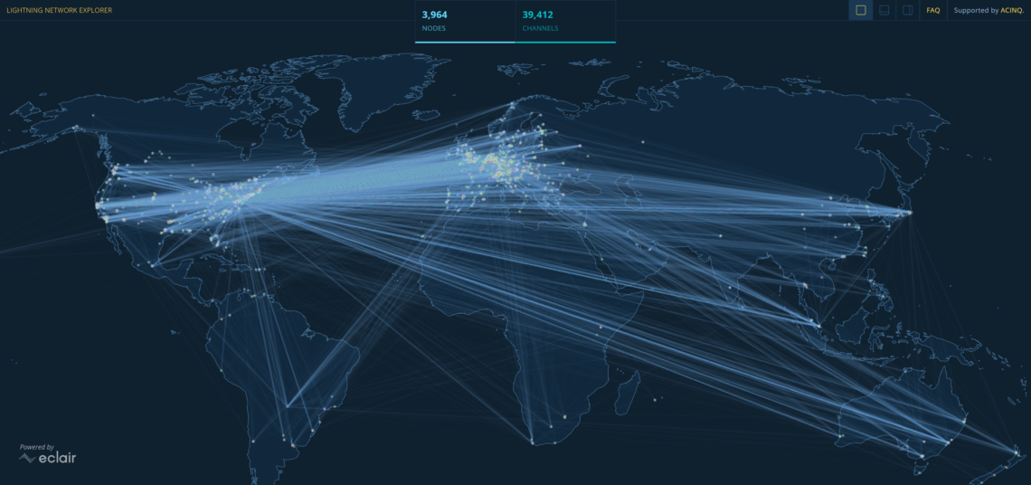 lightning network map