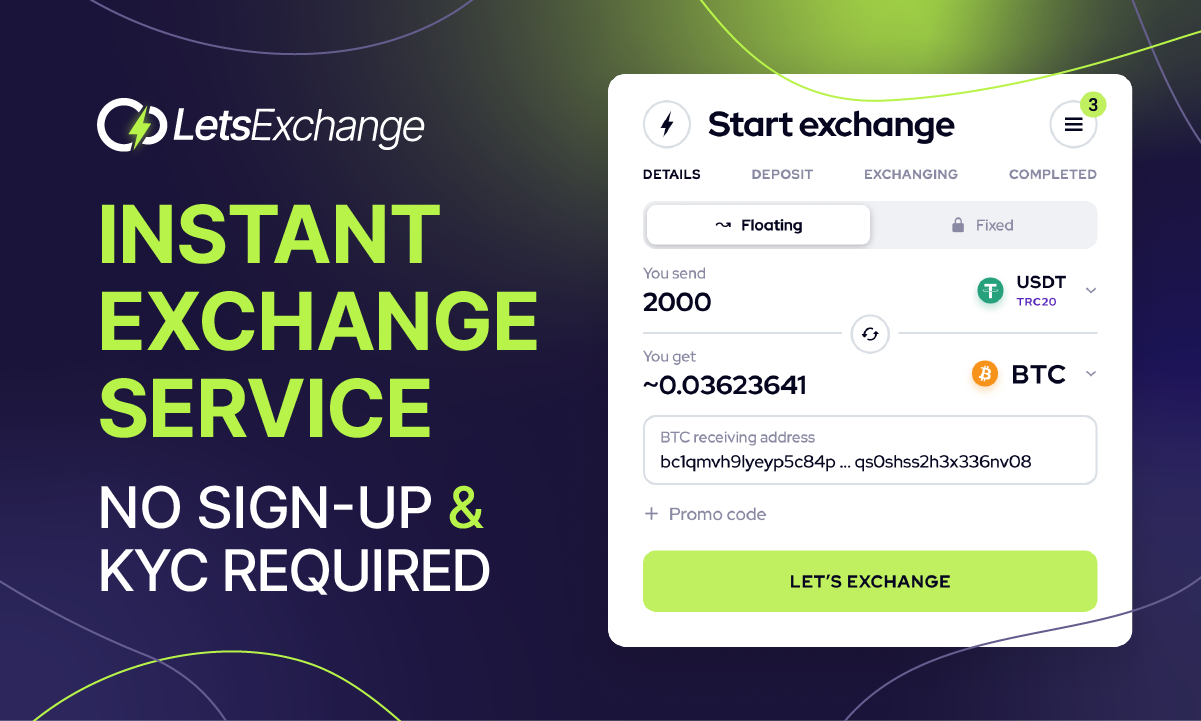 LetsExchange Upgrades its Platform for Instant Crypto Swaps