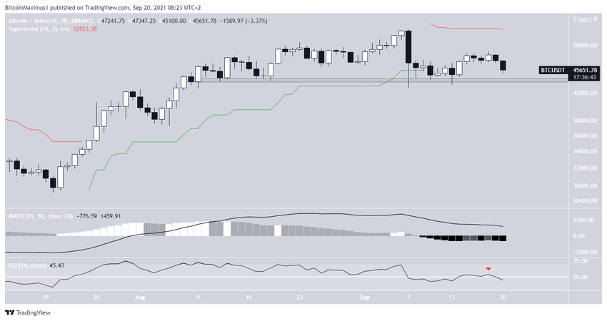 Bitcoin dzienny wykres