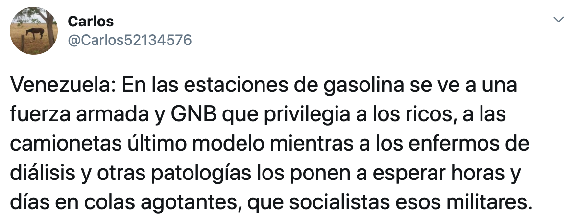 Tweet Petro espera