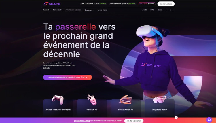 Le jeu VR blockchain 5th Scape franchit une nouvelle étape dans l’ICO après avoir levé 4 millions de dollars