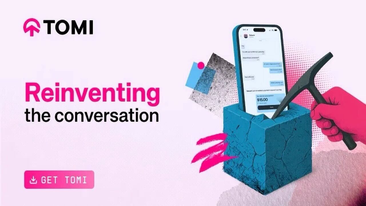 TOMI App Launches the Super App of WEB3: Intuitive Crypto-Native Messaging and Built-in Monetization Tools to Simplify Payments