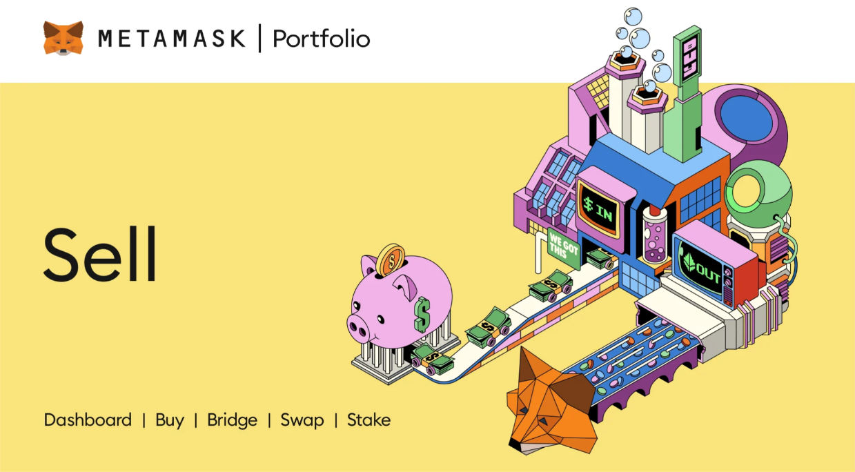 Metamask Krypto zu Fiat tauschen