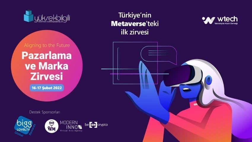 Metaverse’te İlk Zirve Pazarlama ve Marka Zirvesi, 16-17 Şubat 2022’de!
