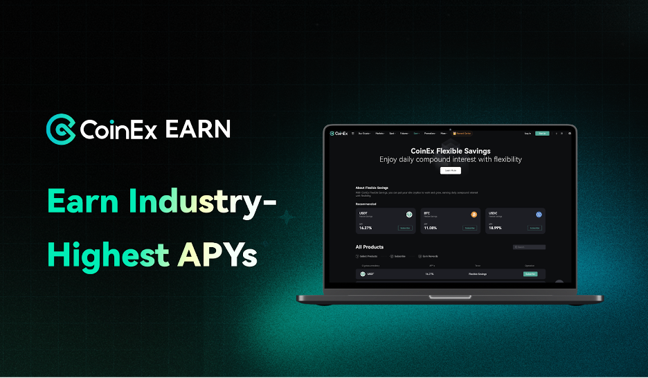 CoinEx Esnek Birikim: Sektördeki En Yüksek Kripto APY’leri Kazanın