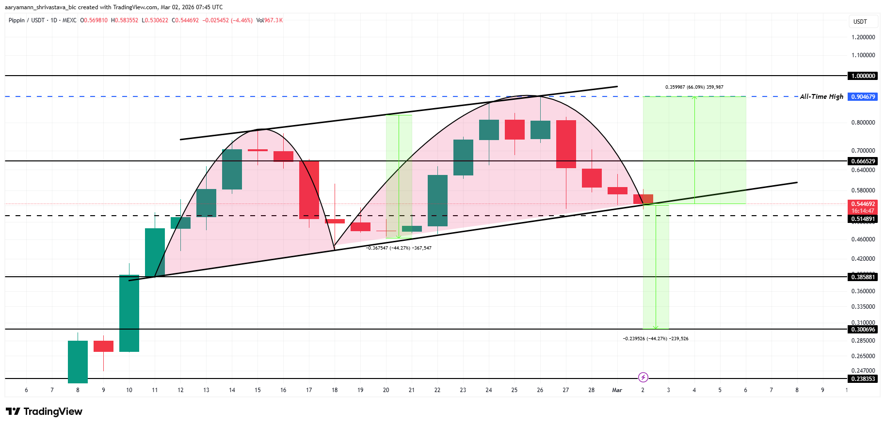Phân tích giá PIPPIN.