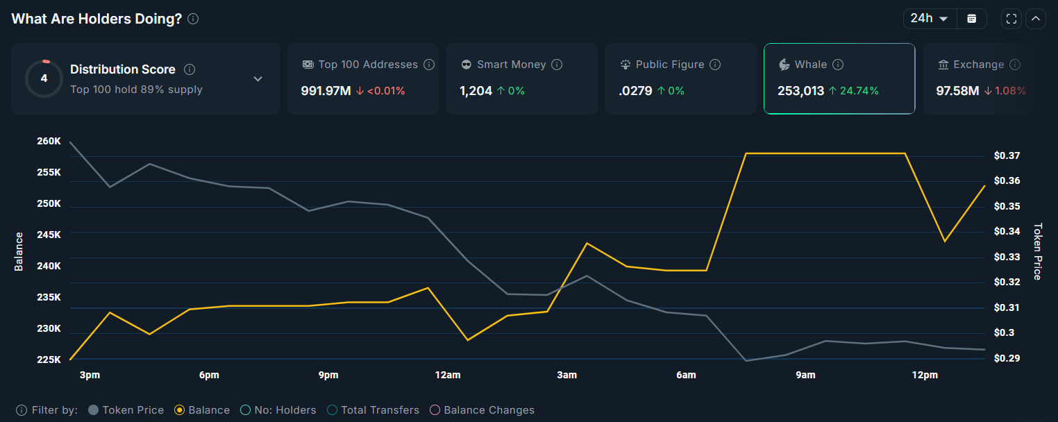 MYX Whale Accumulation. 