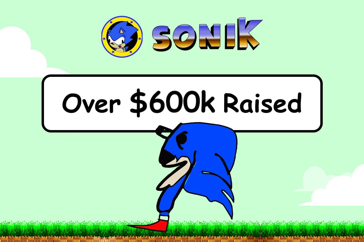 La criptomoneda meme Sonik Coin sigue disparada en preventa y supera los $600,000