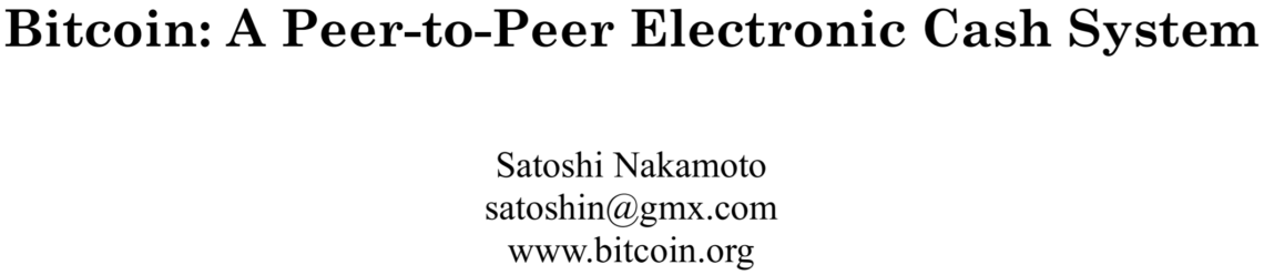 bitcoin whitepaper
