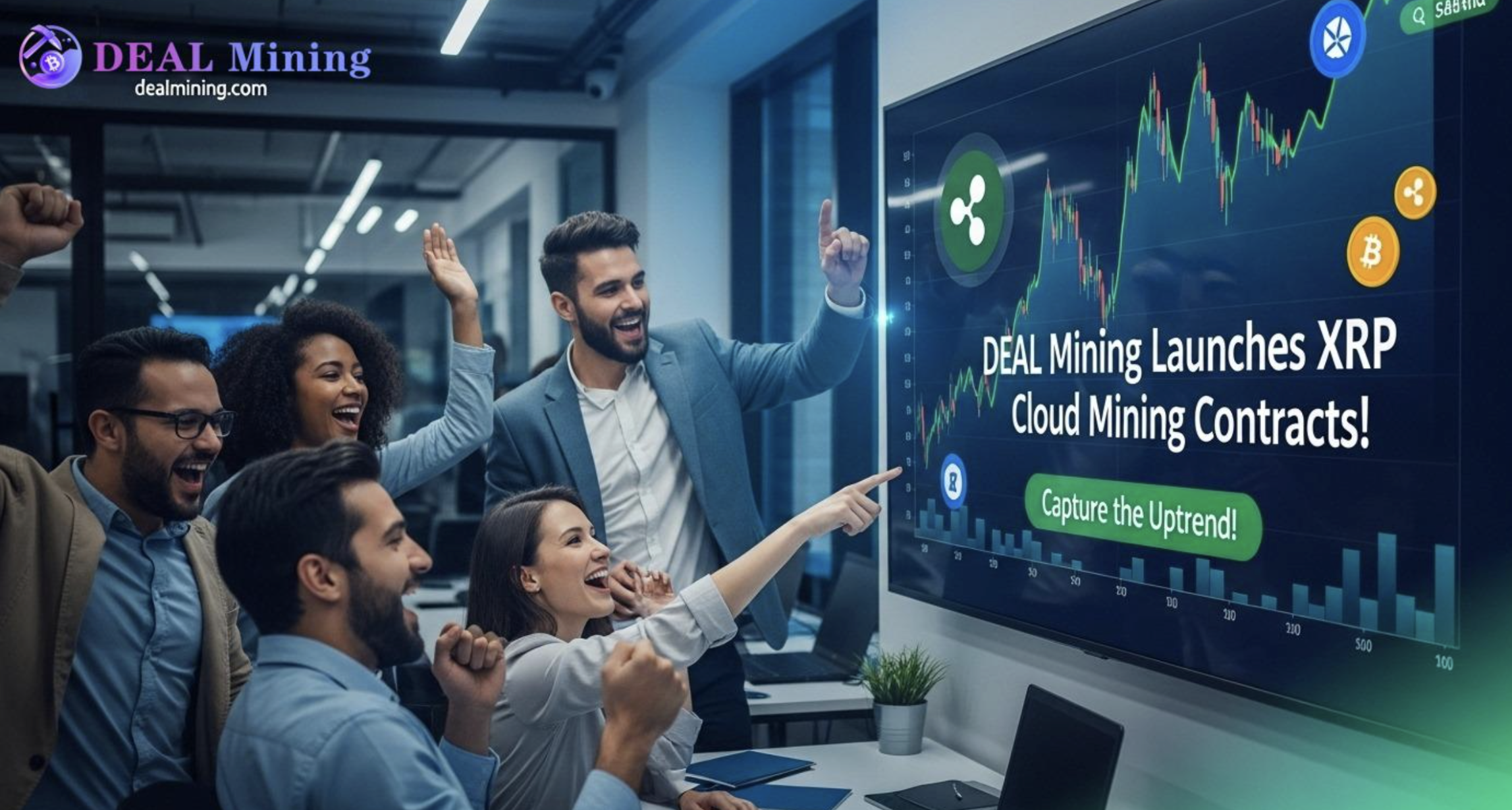 DEAL Mining lancia contratti di cloud mining XRP per aiutare gli investitori a cogliere il trend rialzista