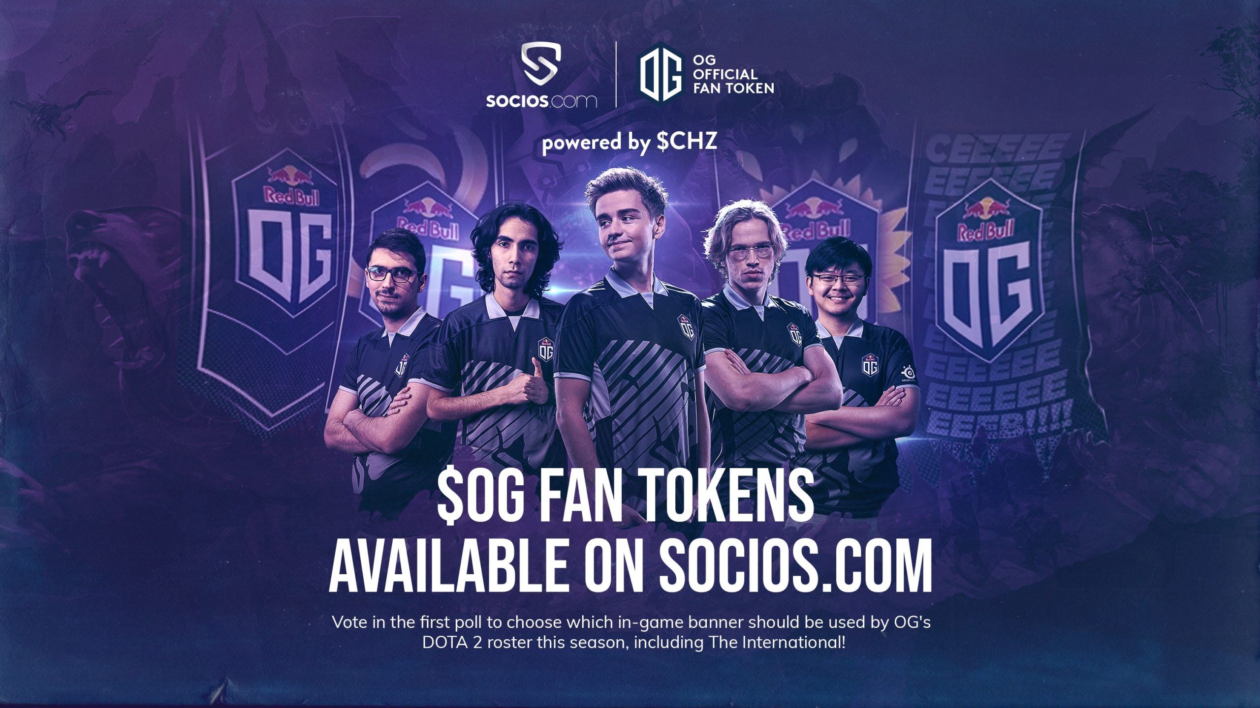 Imagen promocional del programa Fan Tokens, de la plataforma blockchain Socios.com. Image: Socios.com
