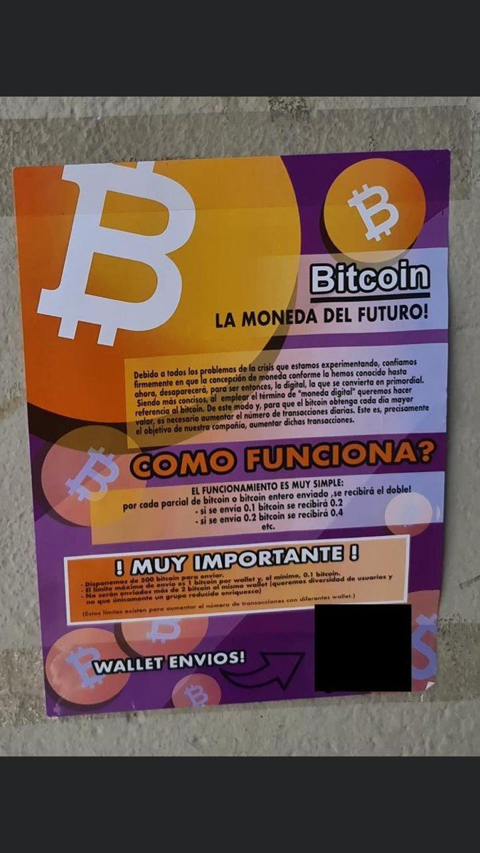 El volante expuesto en la denuncia por la usuaria de Twitter @alearedesign.