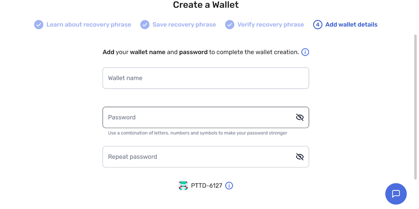 create a wallet YOROI