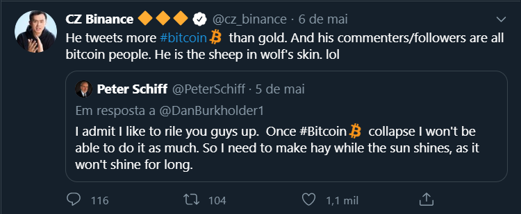 CZ Binance on Peter Schiff