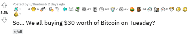 Reddit скупает биткоин