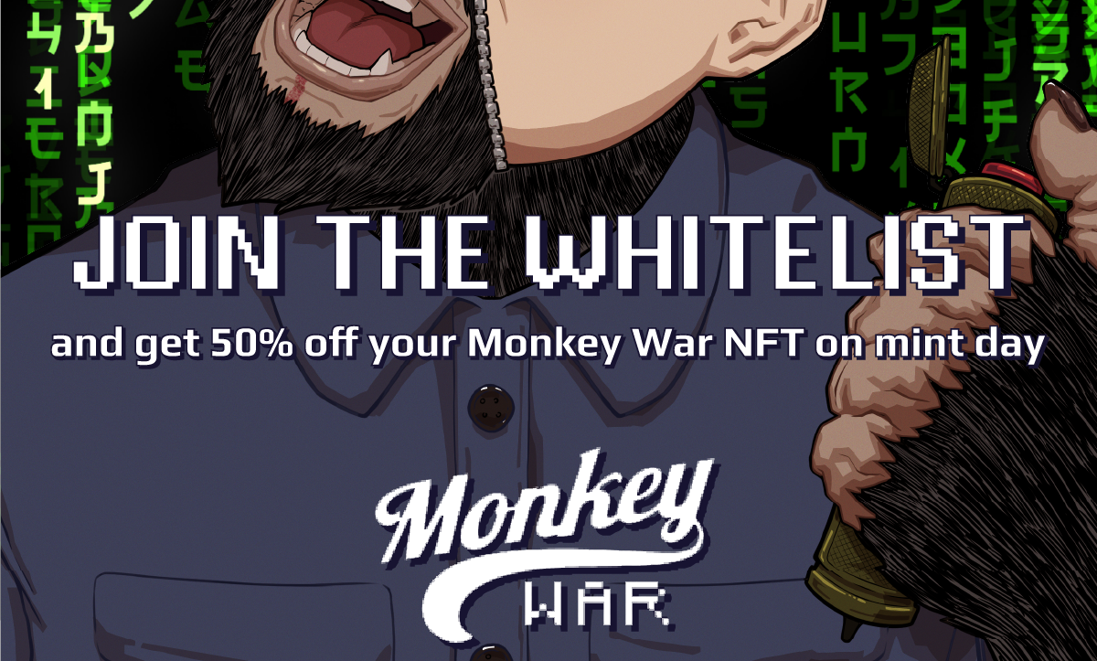 Monkey War Enables Whitelist Signups to Access Upcoming NFT Pre-sale