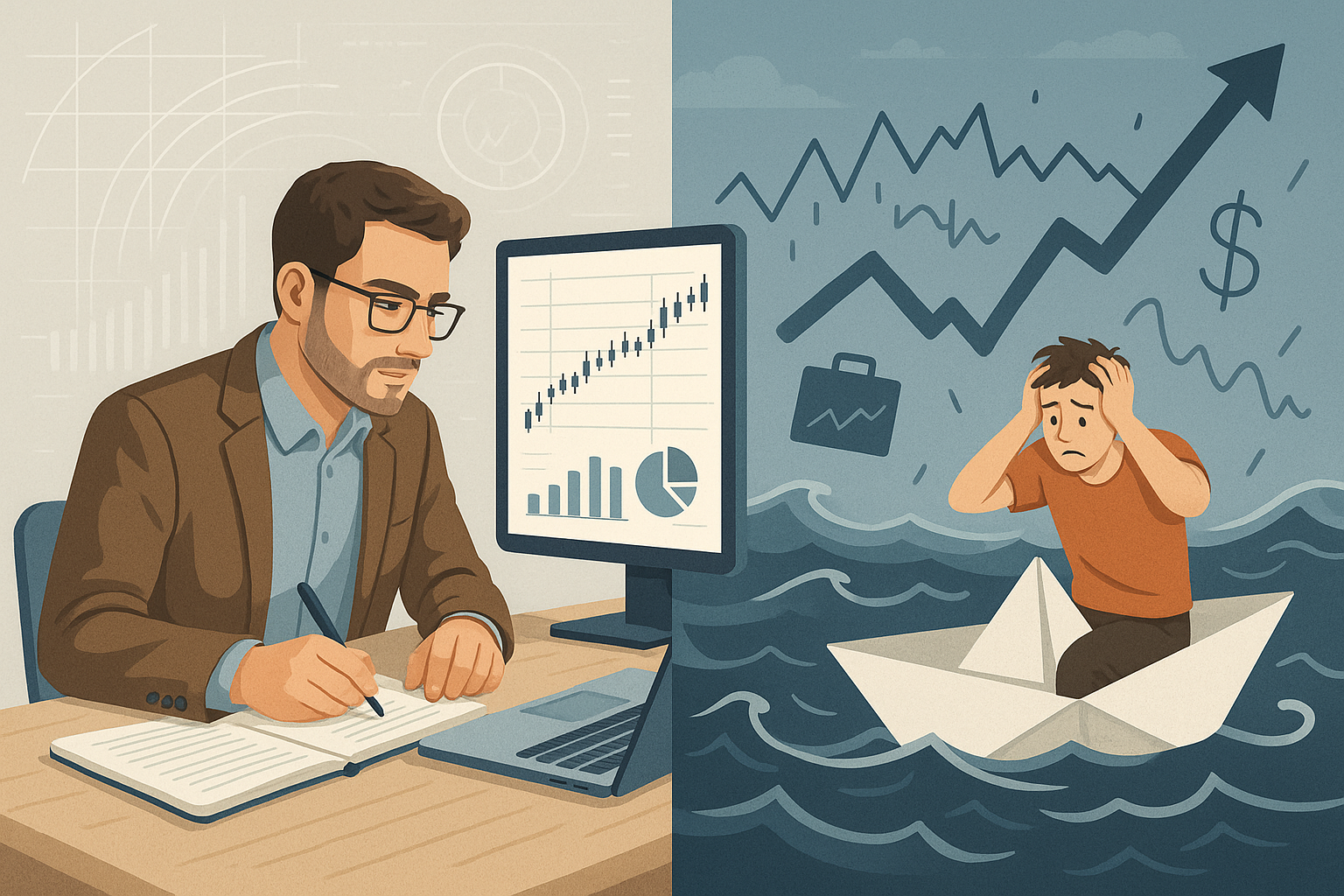 A Ventury FX apresenta o teste de consistência financeira: você tem uma estratégia ou apenas está seguindo o mercado?