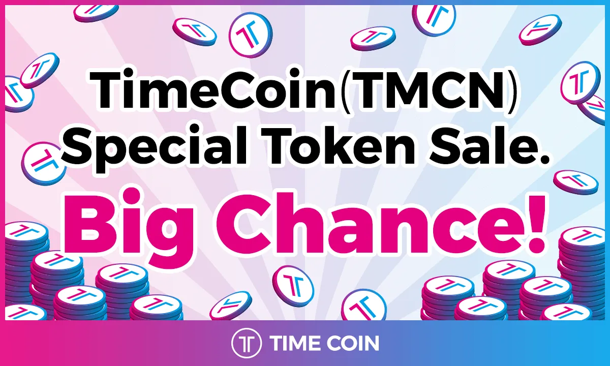 TimeCoin(TMCN): The Best NFT & DeFi Project Token Sale