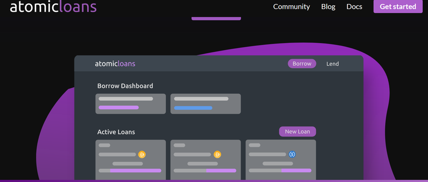 atomic loans user interface
