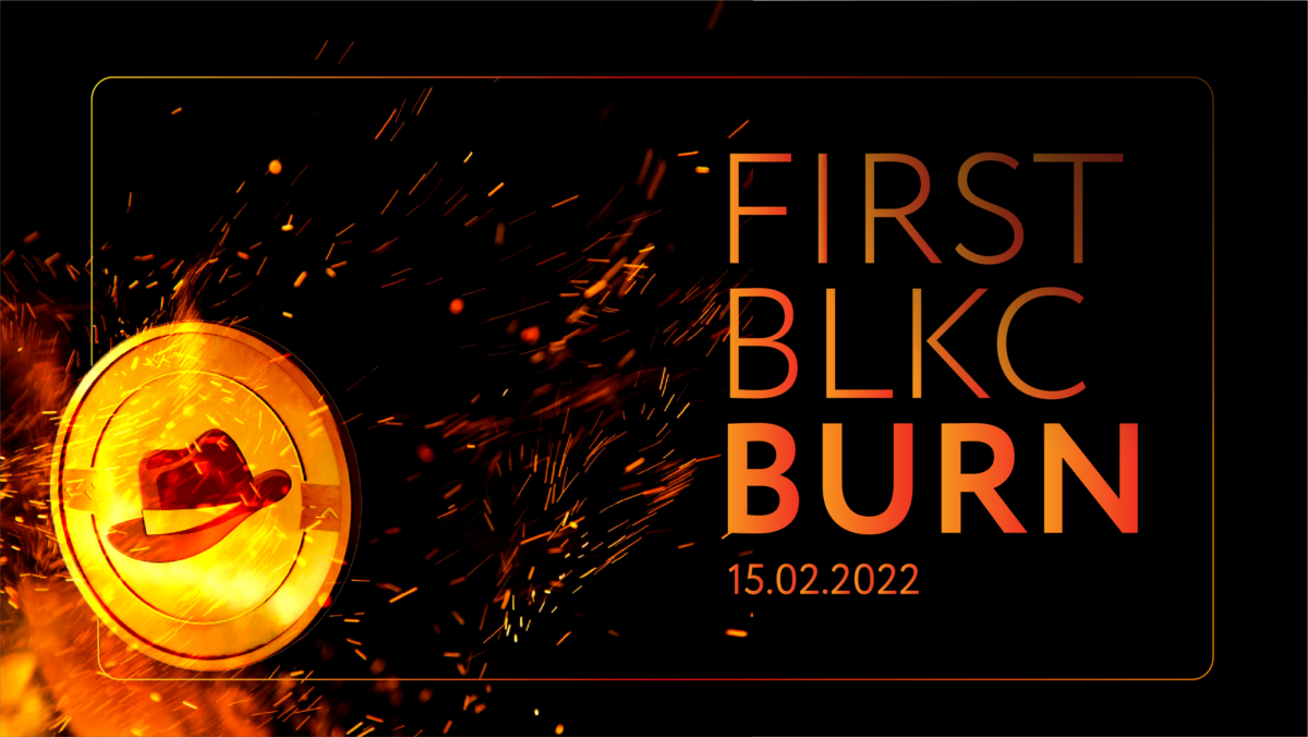 First BlackHat (BLKC) Burn Event