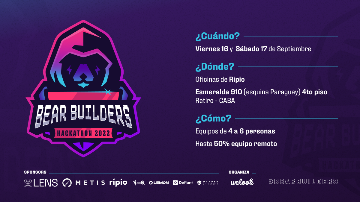 BearBuilders Hackathon: un evento para quienes apuestan a construir en la Web3