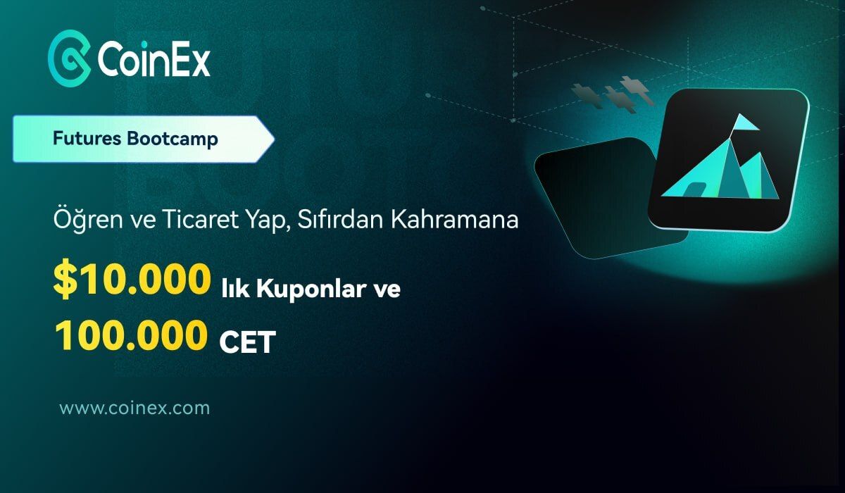 CoinEx Futures Bootcamp Başladı: 10.000 Dolar Kupon ve 100.000 CET Kazanma Fırsatı