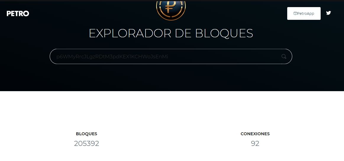 Explorador bloques Petro