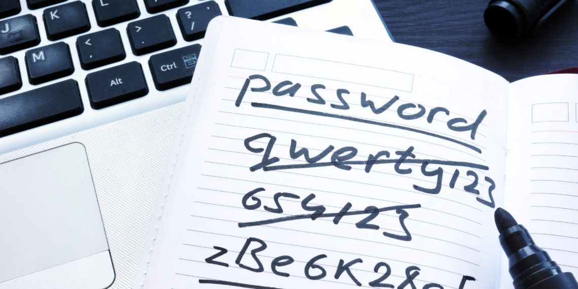 strong and weak passwords