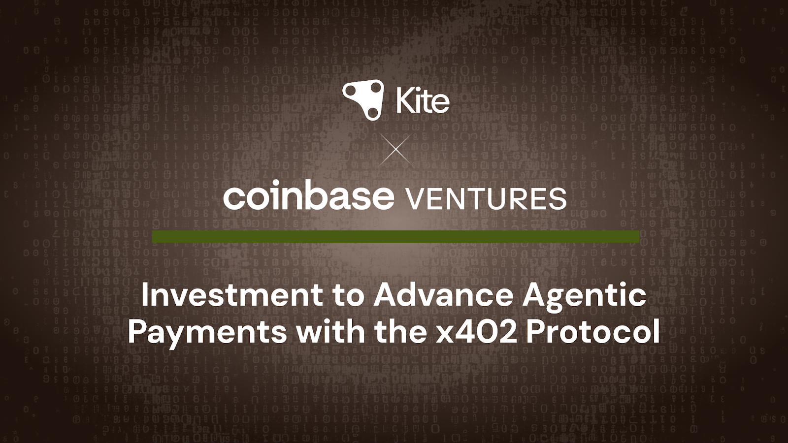 Kite annuncia l'investimento di Coinbase Ventures per promuovere i pagamenti agenti con il protocollo x402