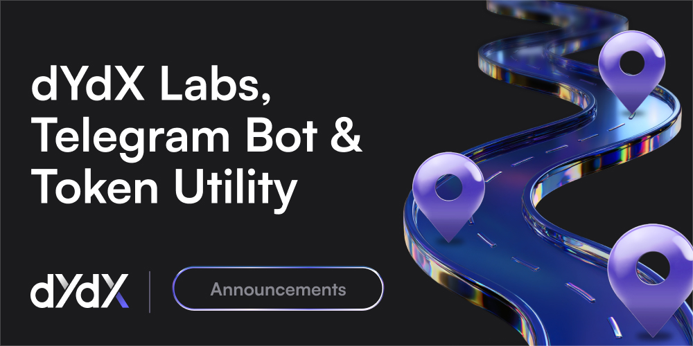 dYdX Labs Announces August Product Roadmap Update and Rebrand