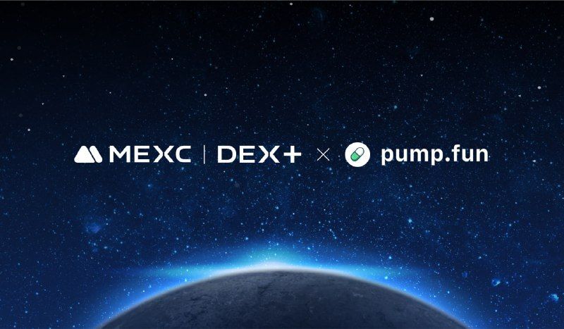 A DEX+ da MEXC é a primeira a integrar a PumpSwap, a nova DEX nativa da pump.fun