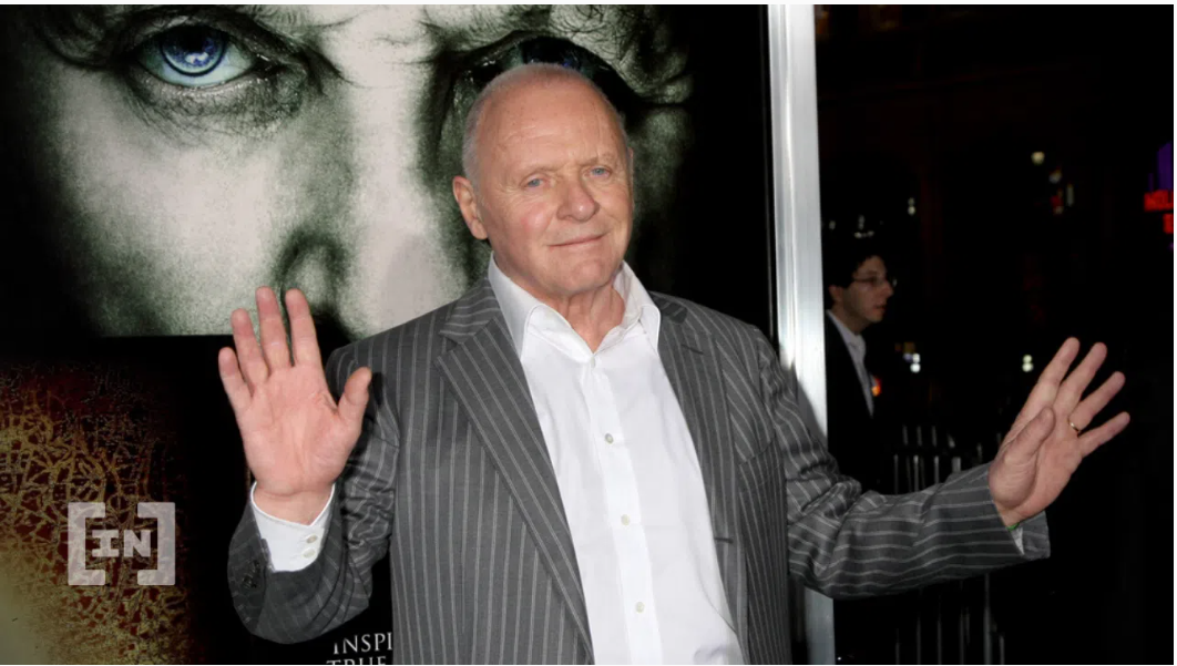 Le légendaire acteur Anthony Hopkins lance une collection NFT centrée sur ses rôles