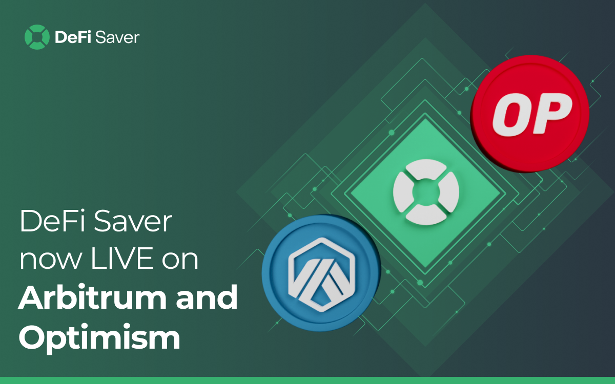 DeFi Saver, a DeFi Management App, Expands to Arbitrum and Optimism