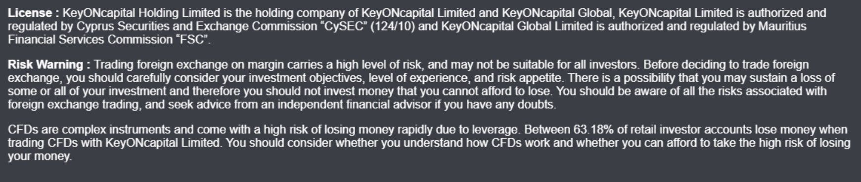 key on capital terms