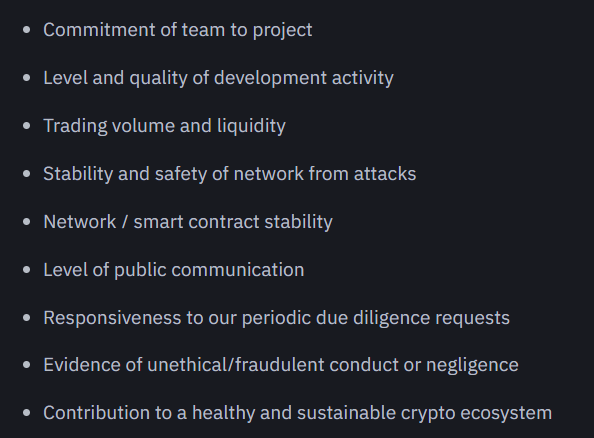 Binance Factors for Delisting Altcoins. 