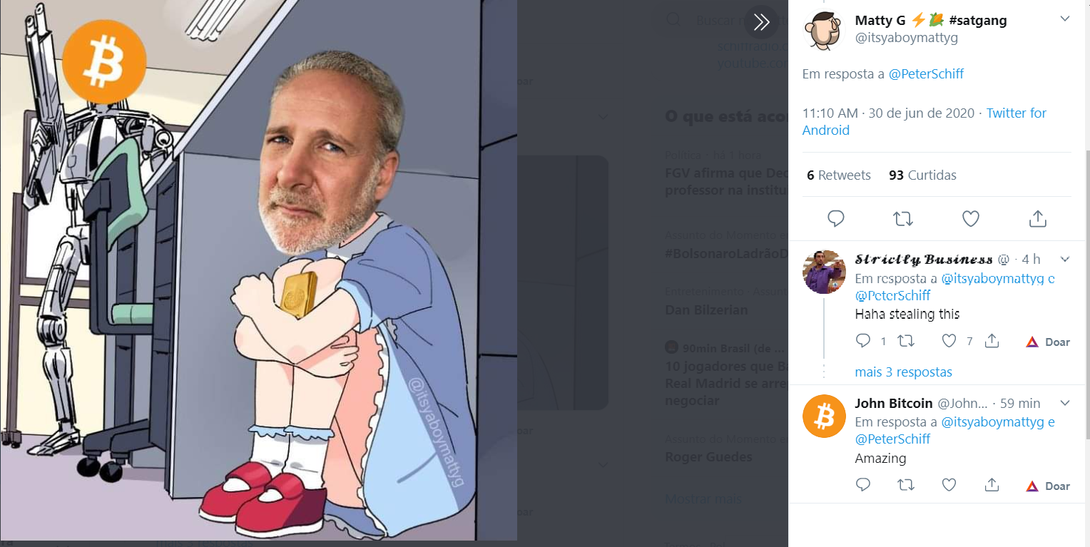 Meme sobre Peter Schiff