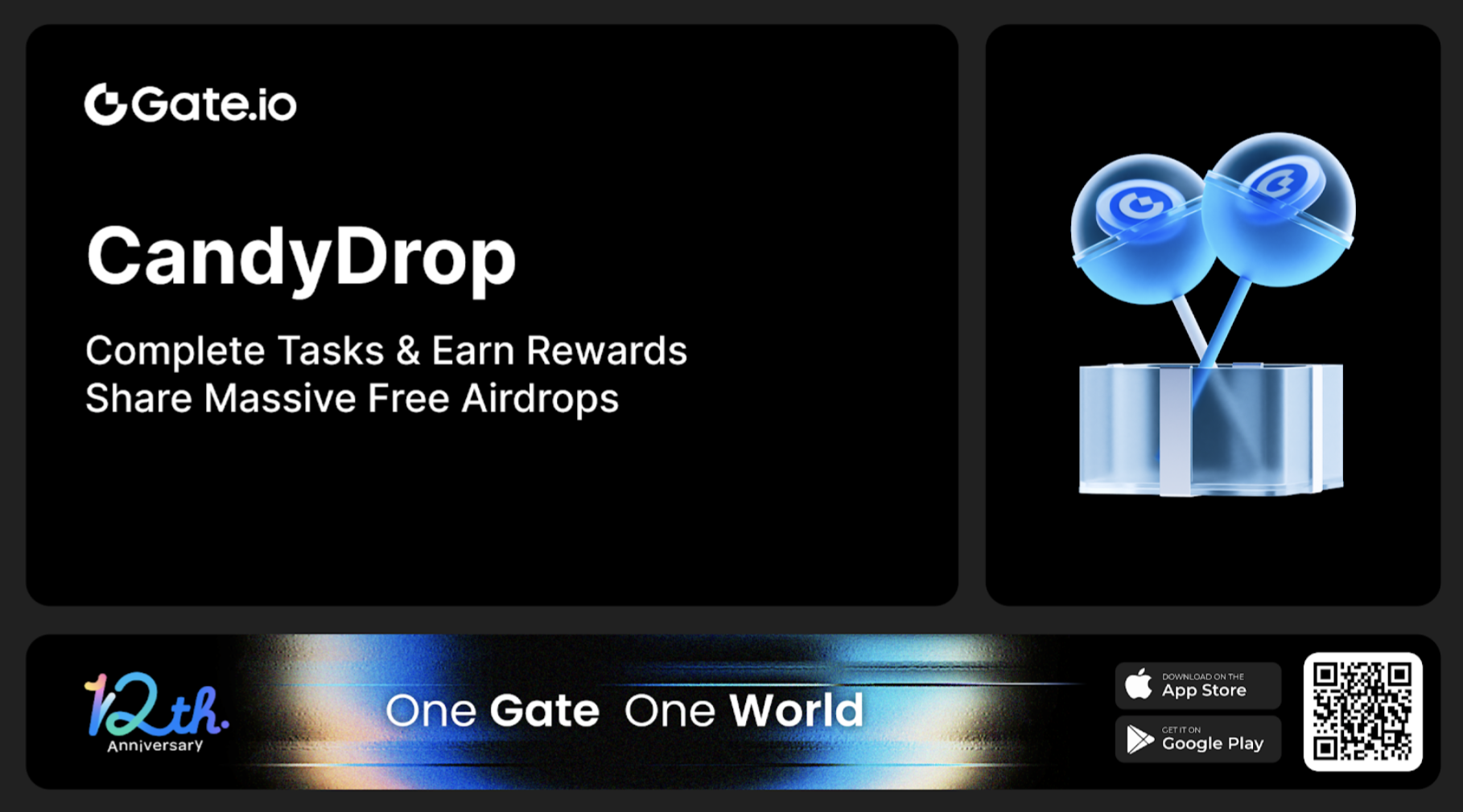 Major Debut: Gate.io Introduces CandyDrop Airdrop Platform with Free Tokens Up for Grabs